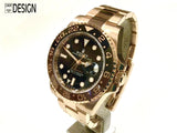 Rolex gmt rose gold. new.