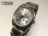 Rolex Datejust 36 mm silver gray dial