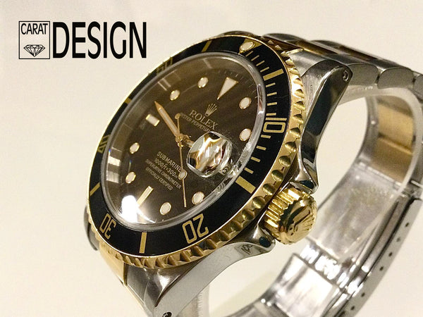 Rolex Submariner Stahl/Gold Schwarz