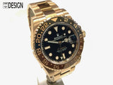 Rolex gmt rose gold. new.