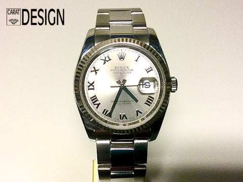 Rolex Datejust 36 mm silver gray dial