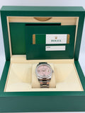 Rolex datejust flower light pink