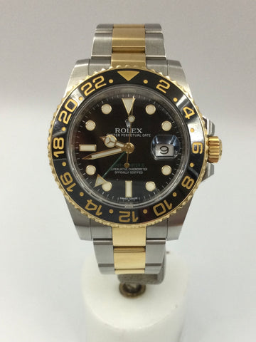 Rolex GMT Steel/Gold 116713LN. 2017