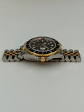 Rolex gmt steel gold