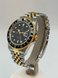 Rolex gmt steel gold