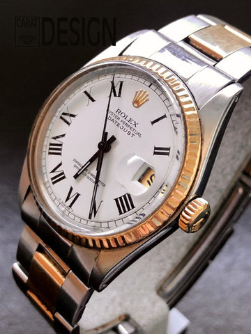 Rolex DateJust Steel/Gold Buckley Dial