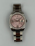 Rolex datejust flower light pink