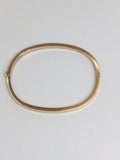 Armring 14 kt rosegold m. lås