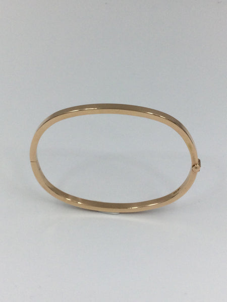 Armring 14 kt rosegold m. lås