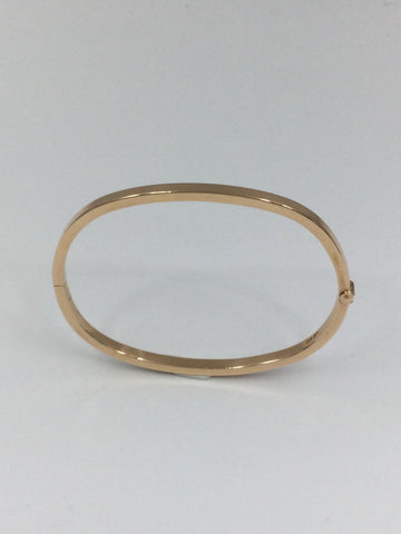 Armring 14 kt rosegold m. lås