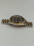 Rolex gmt steel gold