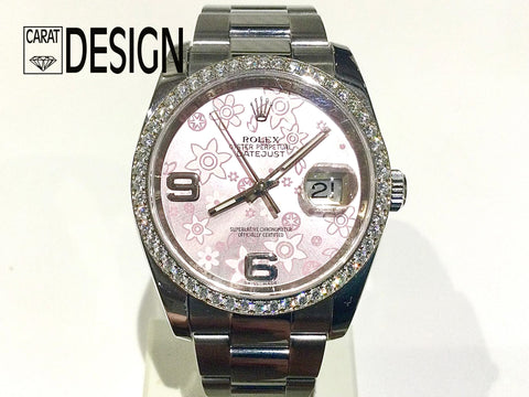 Rolex DateJust Flower Light Pink